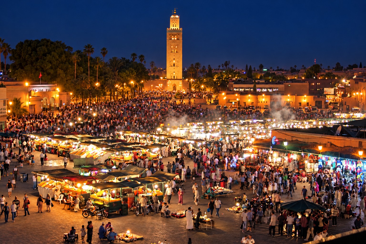 Jemaa el-Fna · Marrakech de nuit